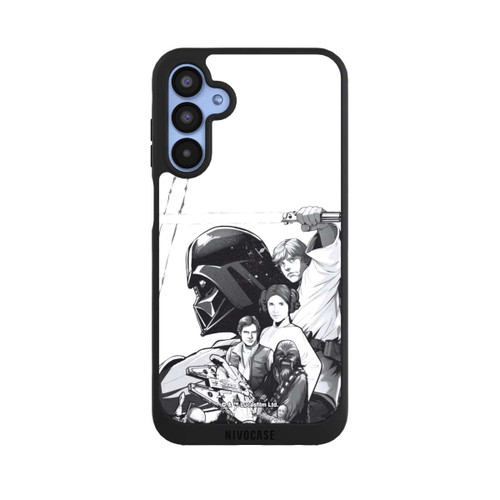 Samsung Galaxy A15 5G NIVOpure StarWars Charaktere - Schwarz-Weiß