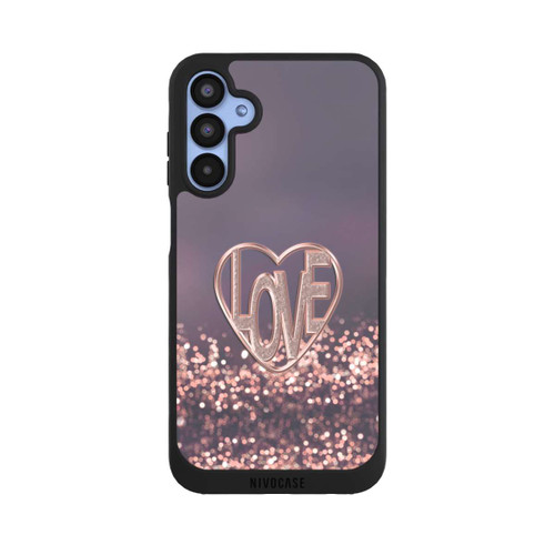 Samsung Galaxy A15 5G NIVOpure LOVE Glitzerrosa