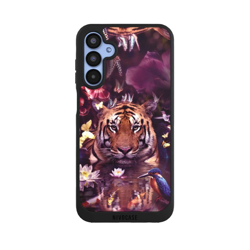 Galaxy A15 5G NIVOpure Tiger Blumenrahmen