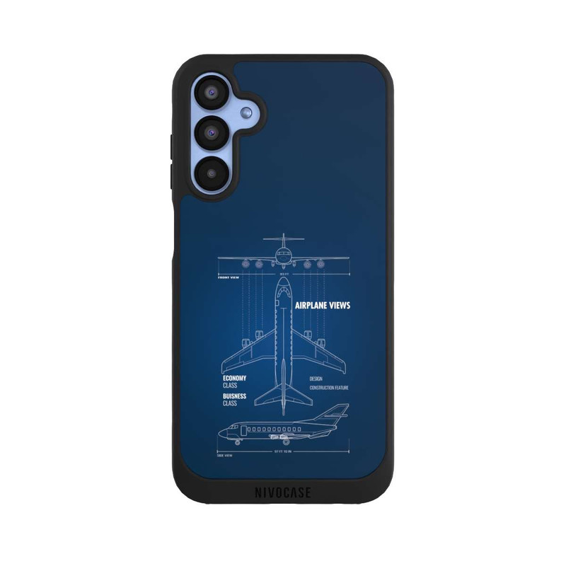 Galaxy A15 5G NIVOpure Flugzeug-Wireframe