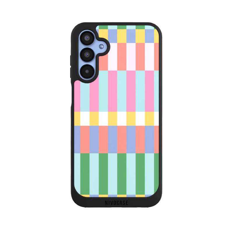 Galaxy A15 5G NIVOpure Checked Theme Pastel