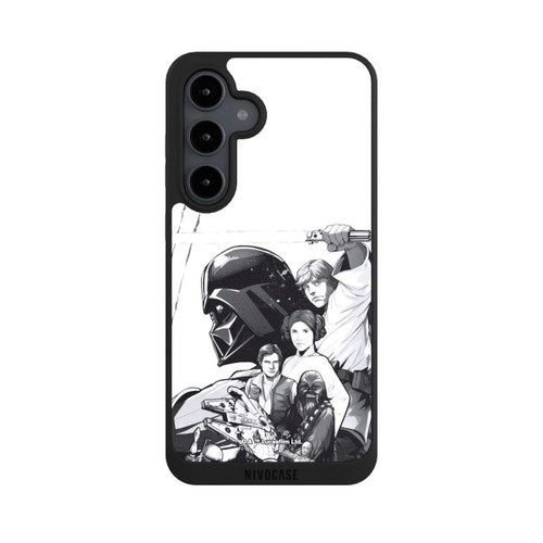 Samsung Galaxy S24 FE 5G NIVOpure Star Wars Characters - Black and White