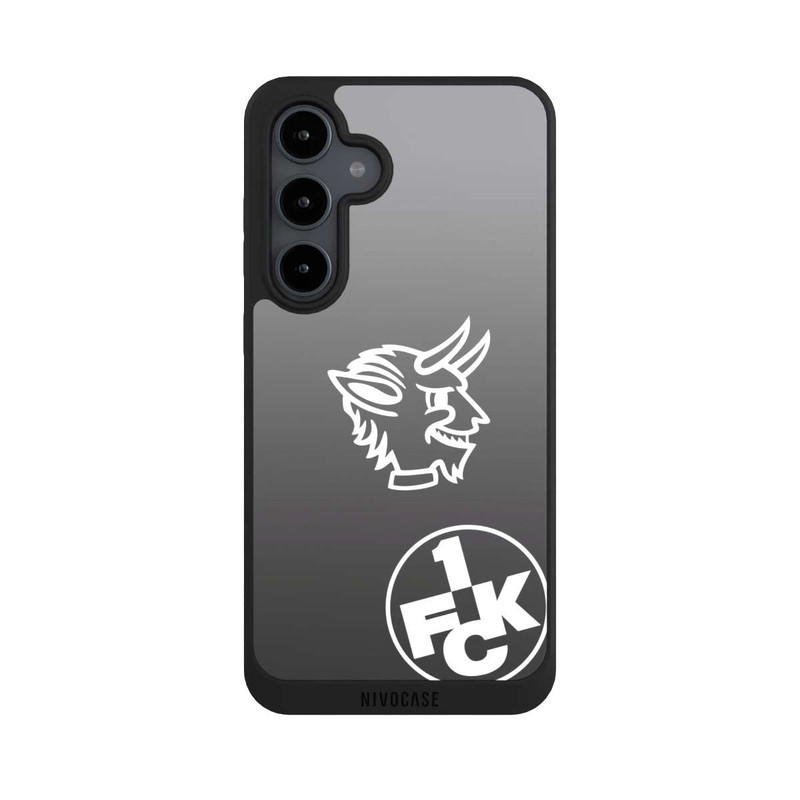 Galaxy S24 FE NIVOpure Teufelskopf FCK auf Schwarz
