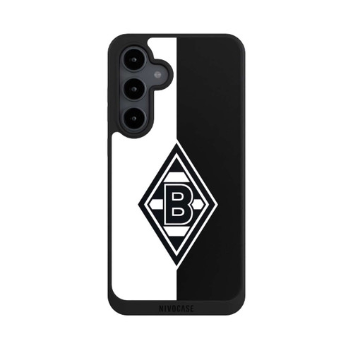 Samsung Galaxy S24 FE 5G NIVOpure Borussia Raute Schwarz-Weiss