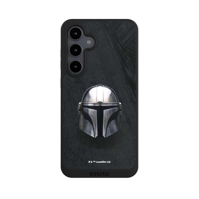 Galaxy S24 FE NIVOpure Schwarzer Mandalorianer Helm