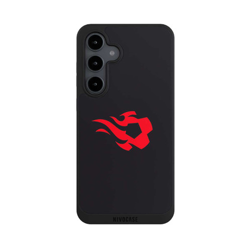 Samsung Galaxy S24 FE 5G NIVOpure Belgian Red Flames Black