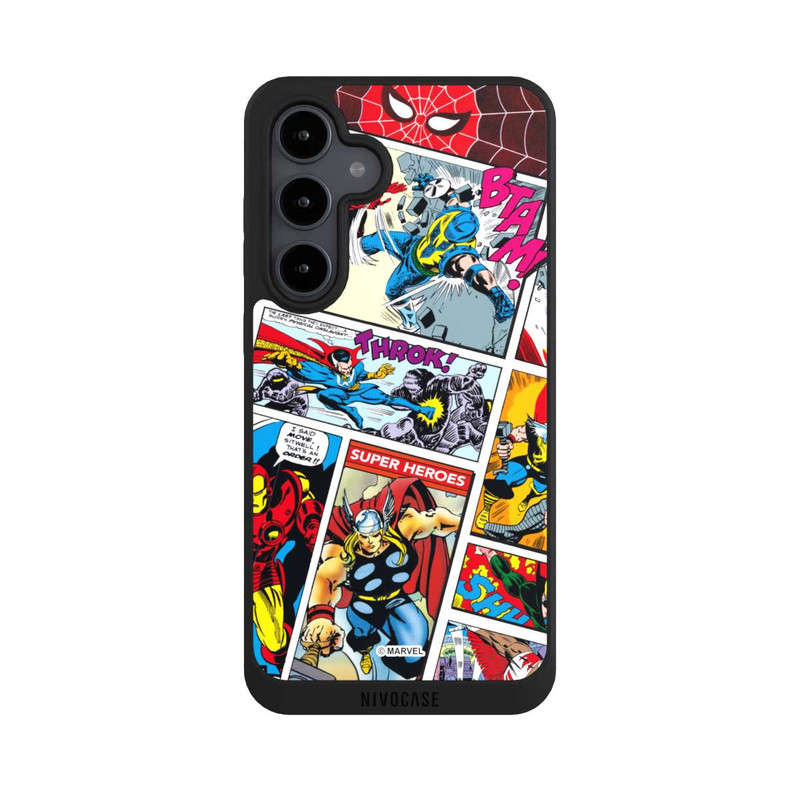 Galaxy S24 FE NIVOpure Marvel Retro Comic Blue