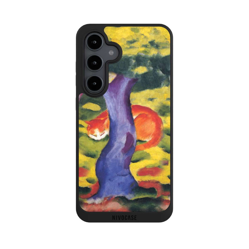 Galaxy S24 FE NIVOpure Cat Behind Tree by Franz Marc