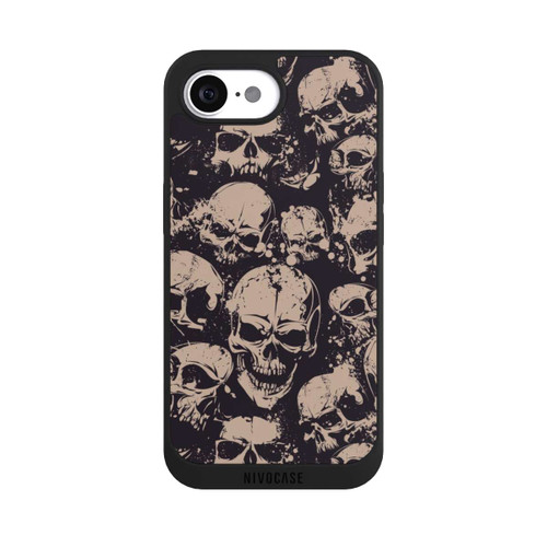 Apple iPhone 16e NIVOpure Crânes d'Halloween