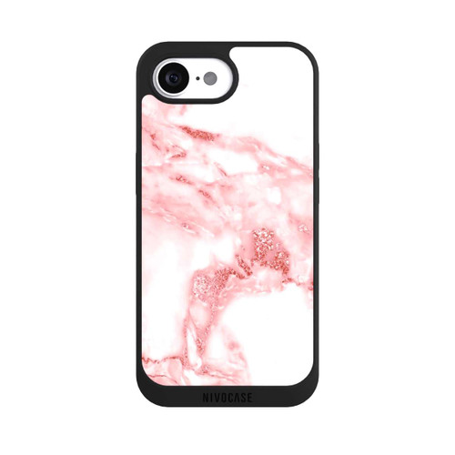 Apple iPhone 16e NIVOpure Pink and White Marble