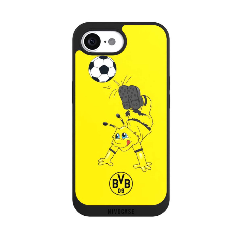 iPhone 16e NIVOpure Emma mit Fussball - BVB