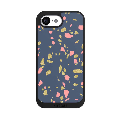 Apple iPhone 16e NIVOpure Terazzo Gold-Optik