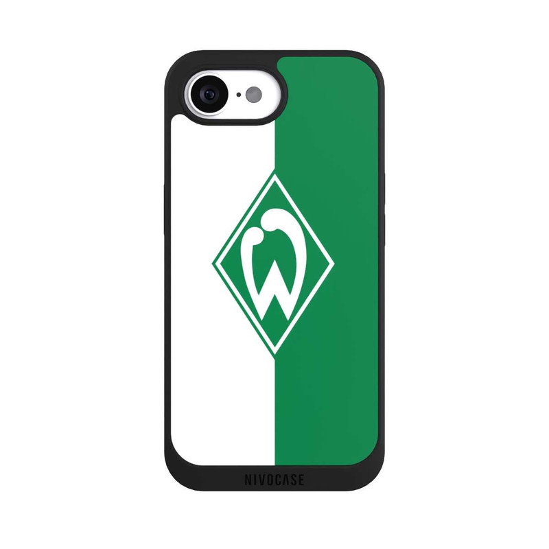 iPhone 16e NIVOpure Weiß-Grün - Werder Bremen