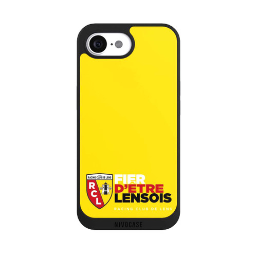 Apple iPhone 16e NIVOpure Fond Logo RCL Jaune