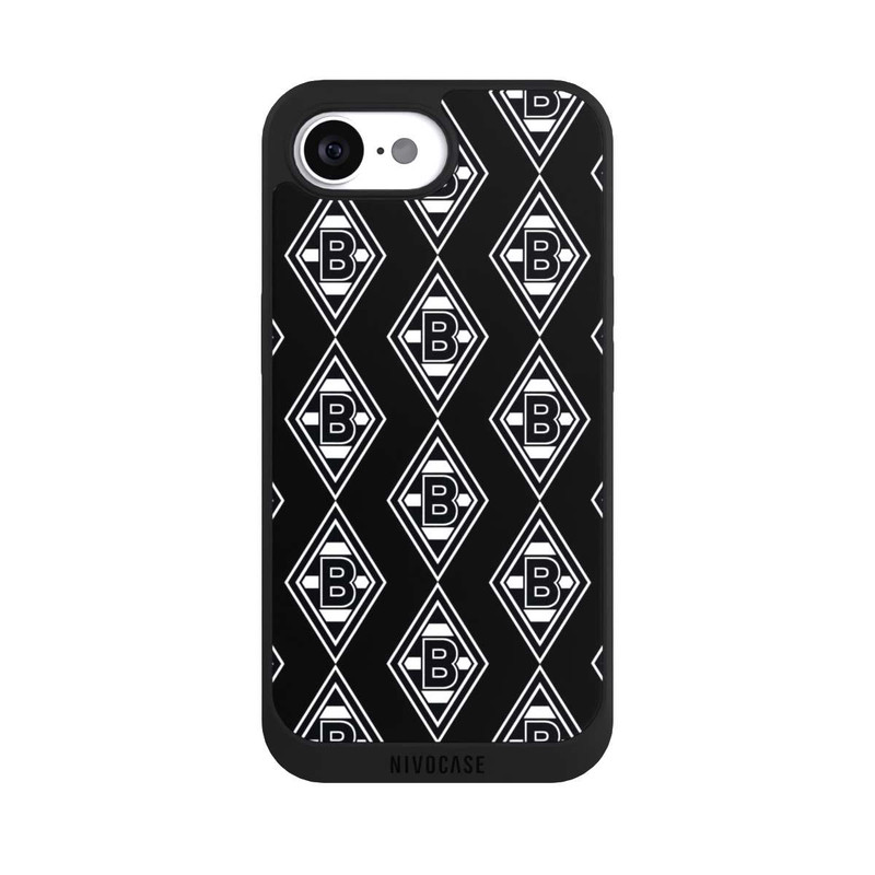 iPhone 16e NIVOpure Schwarze Rauten