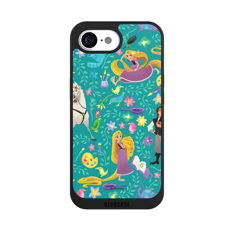 iPhone 16e NIVOpure Rapunzel Blue Pattern