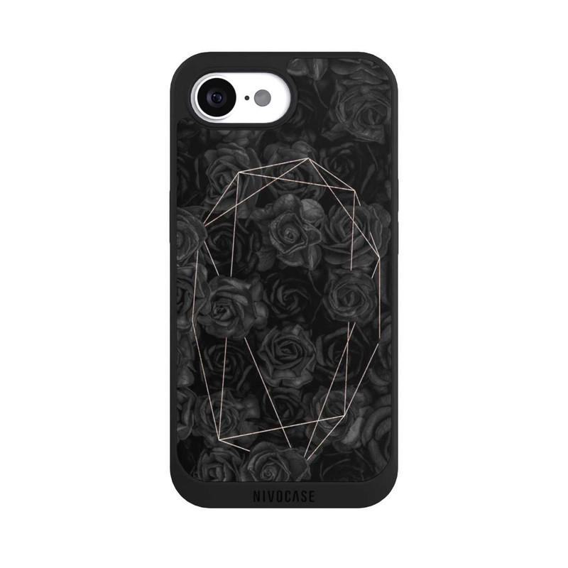 iPhone 16e NIVOpure Schwarze Rosen