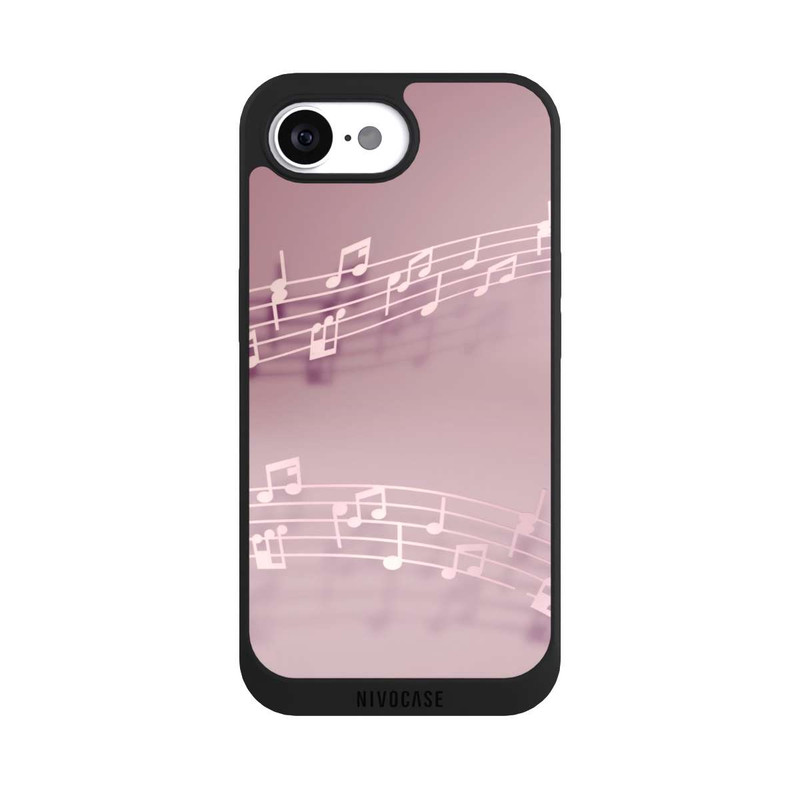 iPhone 16e NIVOpure Music Notes Girly