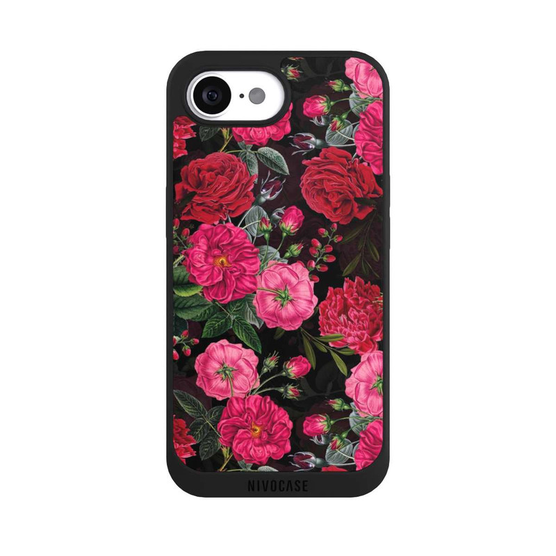 iPhone 16e NIVOpure Fleurs Roses et Rouges
