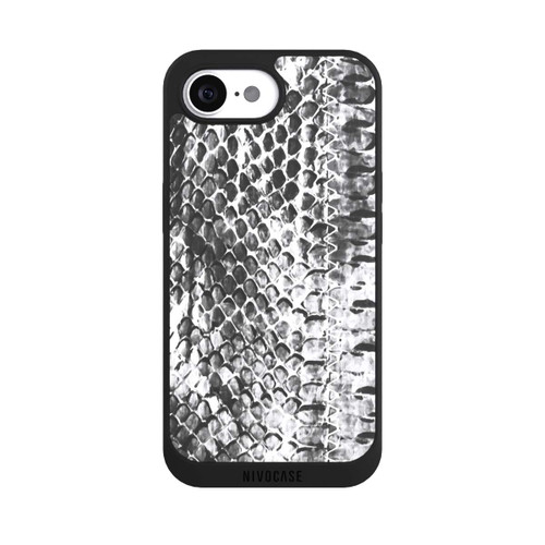 Apple iPhone 16e NIVOpure Charcoal snake pattern