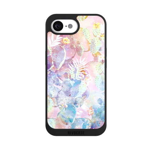 Apple iPhone 16e NIVOpure Watercolor Flowering Cacti