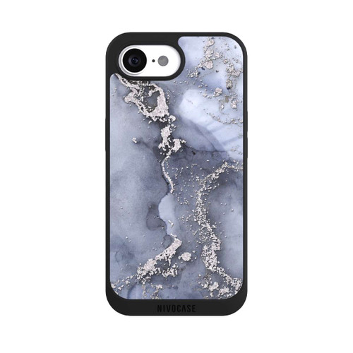 Apple iPhone 16e NIVOpure Ink Blue Silver