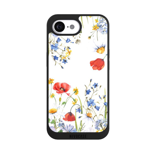 Apple iPhone 16e NIVOpure Blumenwiese Mohn