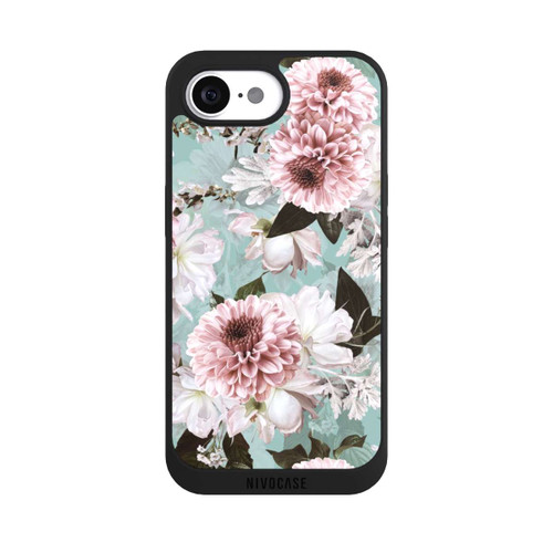 Apple iPhone 16e NIVOpure Flower Wallpaper Baroque Blue