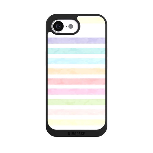 Apple iPhone 16e NIVOpure Rainbow Colorful Stripes