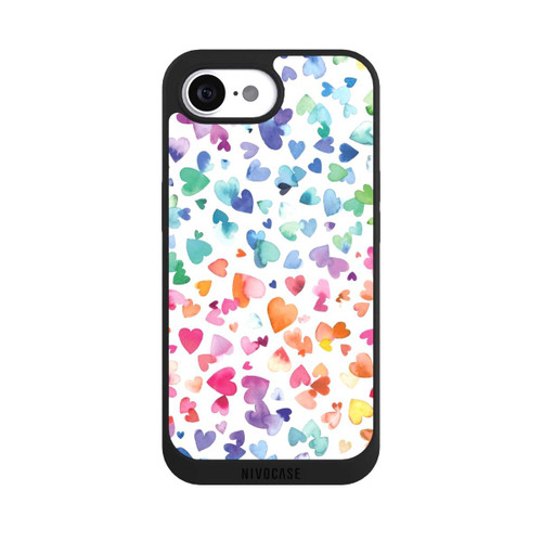 Apple iPhone 16e NIVOpure Watercolor Love Hearts