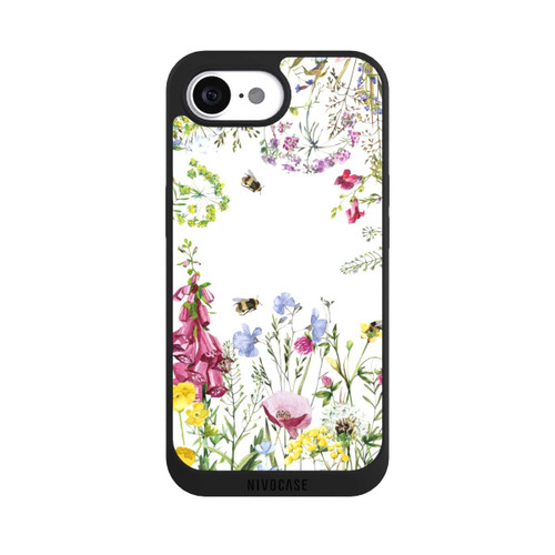 Apple iPhone 16e NIVOpure Sommerwiese Wildblumen Rahmen