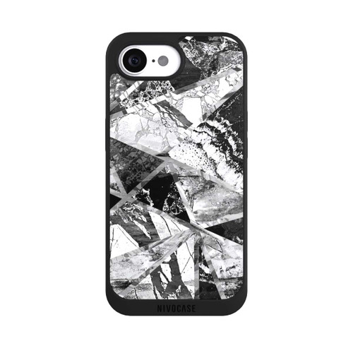 Apple iPhone 16e NIVOpure Monochrome Marble Tiles