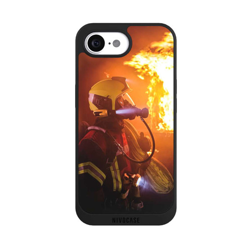 Apple iPhone 16e NIVOpure Firefighter Looking Up Explosion