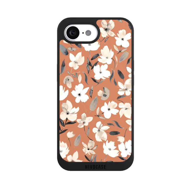 iPhone 16e NIVOpure Frische Herbstblumen Kupfer