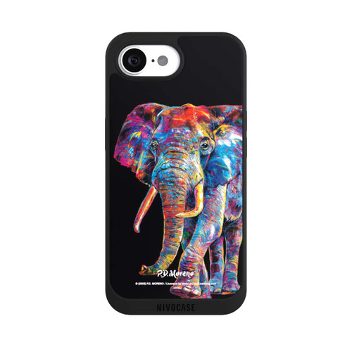 Apple iPhone 16e NIVOpure Elephant Art By P.D. Moreno