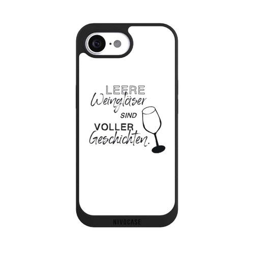 Apple iPhone 16e NIVOpure Leere Weingläser