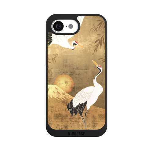 Apple iPhone 16e NIVOpure Kraniche Gold Japan 1