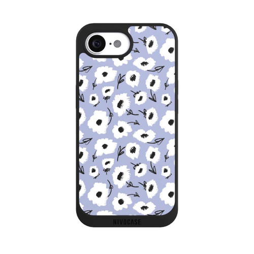 Apple iPhone 16e NIVOpure Flower Pattern Lila