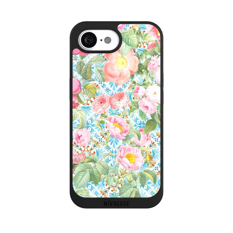 iPhone 16e NIVOpure Greek peonies pattern