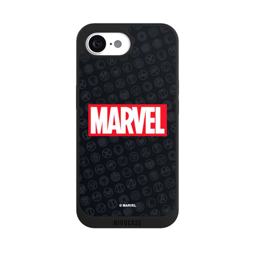 Apple iPhone 16e NIVOpure Marvel Logo Black Red
