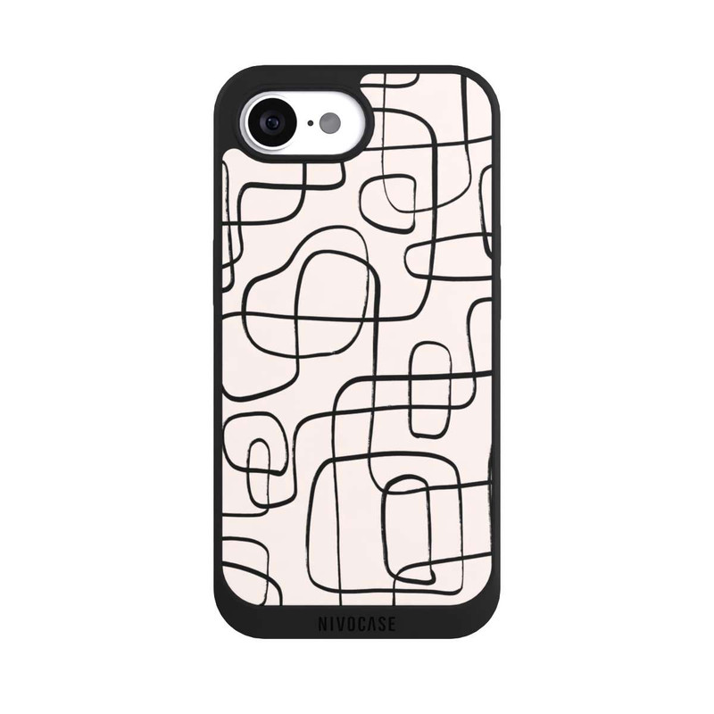 iPhone 16e NIVOpure Lignes Fines Pattern