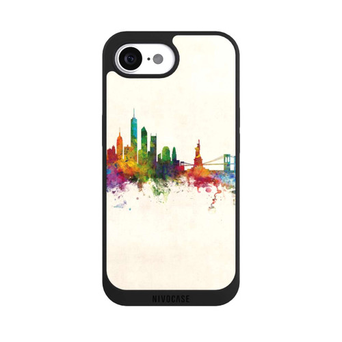 Apple iPhone 16e NIVOpure New York Skyline V2 Vintage Background