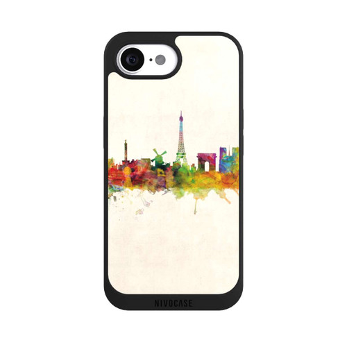 Apple iPhone 16e NIVOpure Paris Skyline Vintage Background