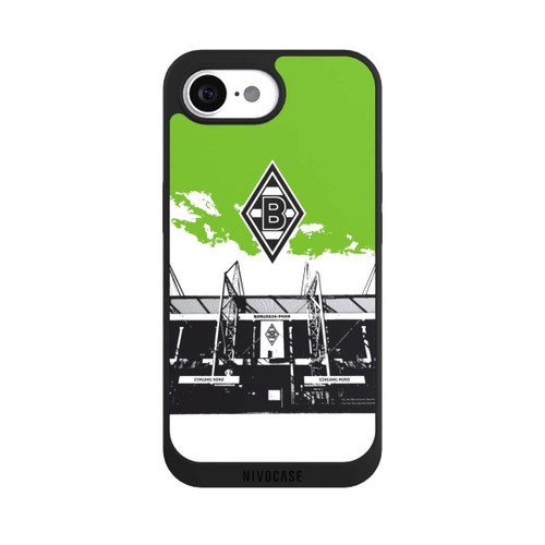 Apple iPhone 16e NIVOpure Borussia-Park Schwarz Weiß Grün