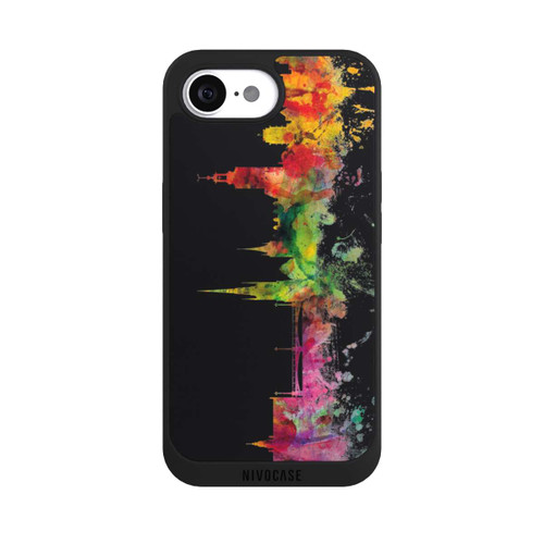 Apple iPhone 16e NIVOpure Stockholm Sweden Skyline Black