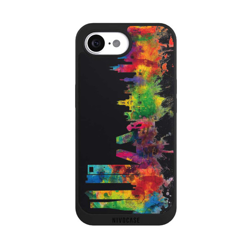 Apple iPhone 16e NIVOpure Madrid Spain Skyline Black
