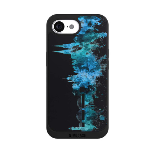 Apple iPhone 16e NIVOpure Cologne Skyline Blue