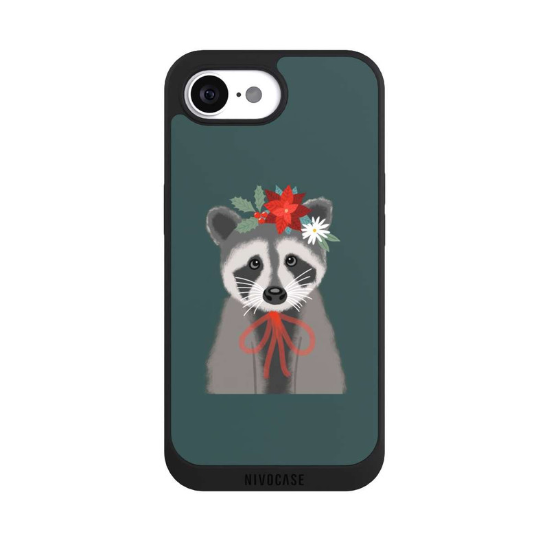 iPhone 16e NIVOpure Holiday Raccoon