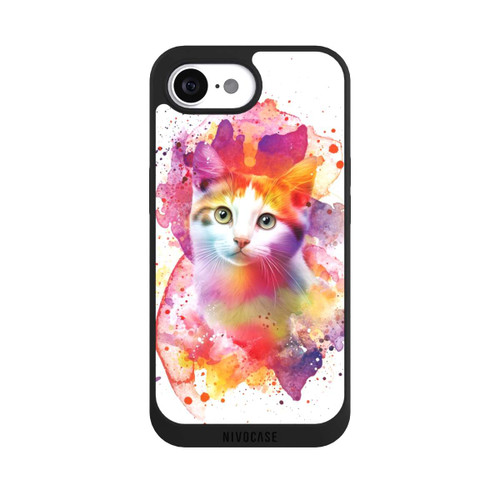Apple iPhone 16e NIVOpure Happy Kitty White