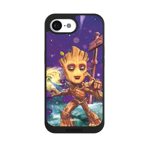 Apple iPhone 16e NIVOpure Baby Groot Galaxy Touch